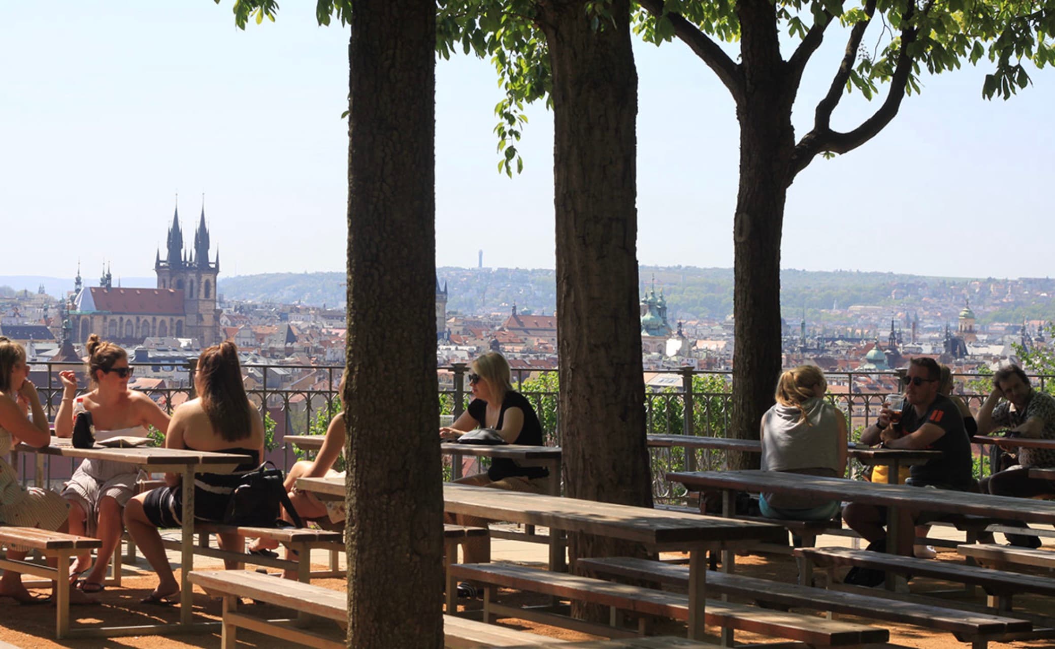 Local sports and park life in Prague 7