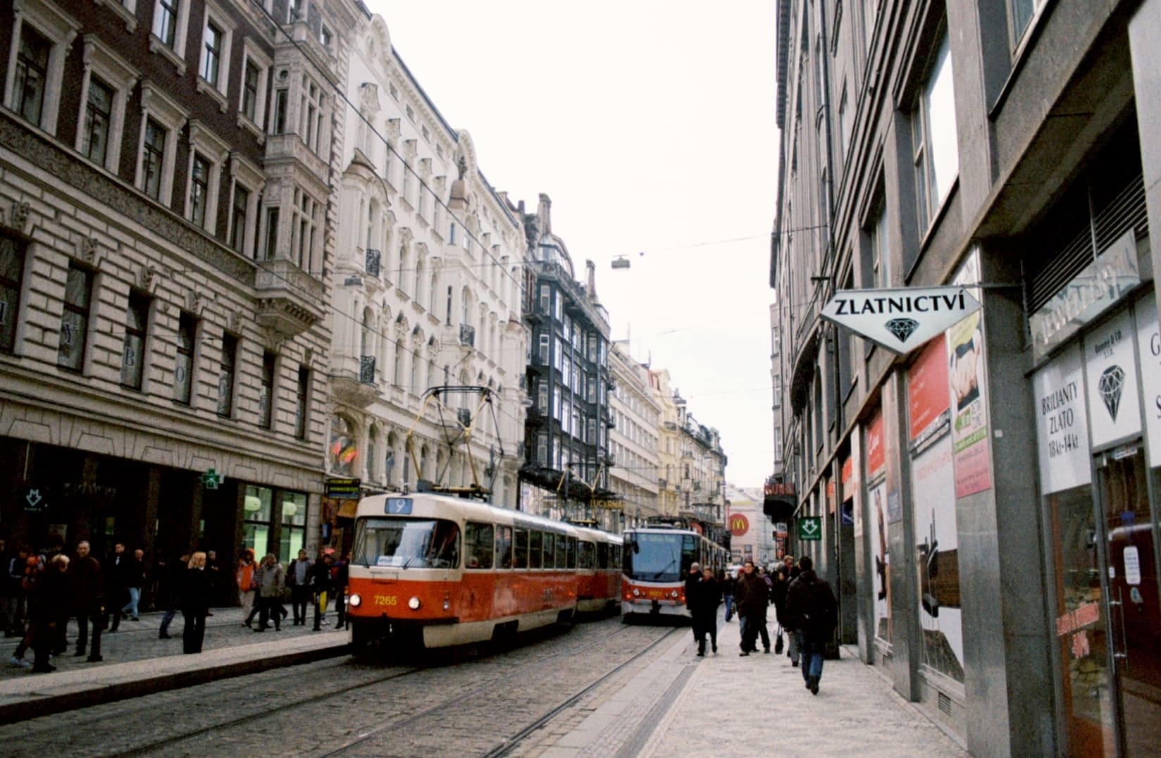 Prague 7 street life near local venues